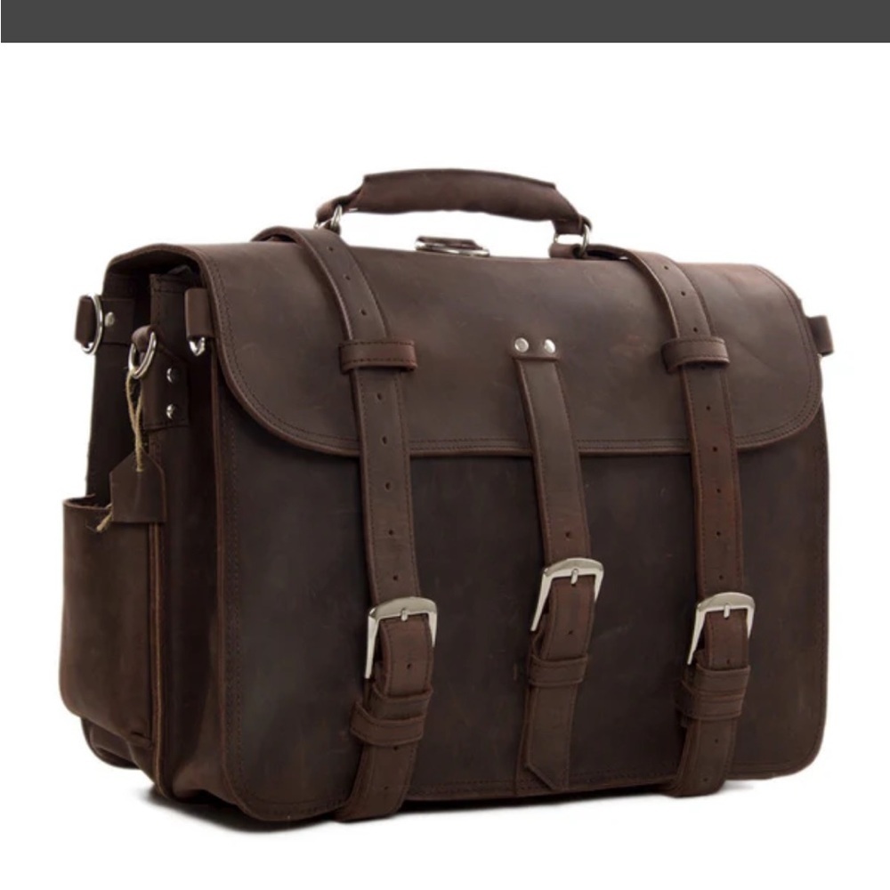 Rock Cow Super Large Multi-Use Leather Travel Bag, Duffle Bag, Leather Backpack